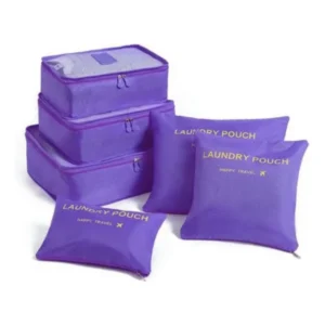 Kit Organizador de Mala com 6 Peças
