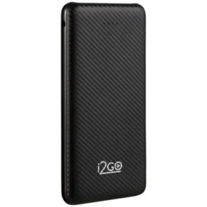 Power Bank i2GO 10.000mAh – Carregador Portátil Preto com Alta Eficiência