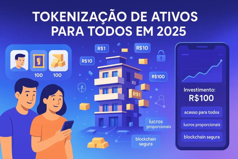 Tokenização de Ativos para Pequenos Investidores: Como Investir com Pouco Dinheiro em 2025
