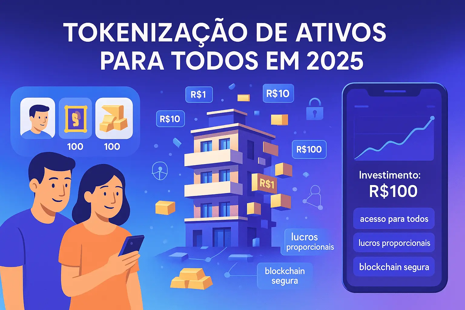 Tokenização de Ativos para Pequenos Investidores: Como Investir com Pouco Dinheiro em 2025
